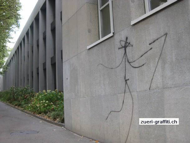 harald naegeli graffiti universtiätstrasse zürich oktober 2009