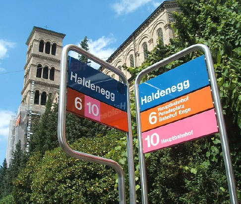 Tramhaltestelle Halenegg Zürich