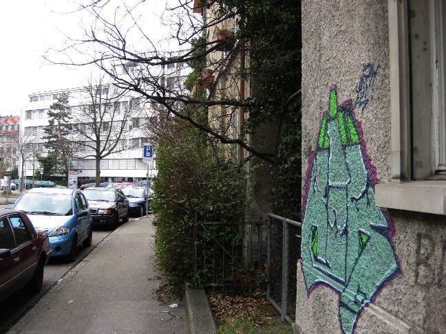 AERON graffiti zürich