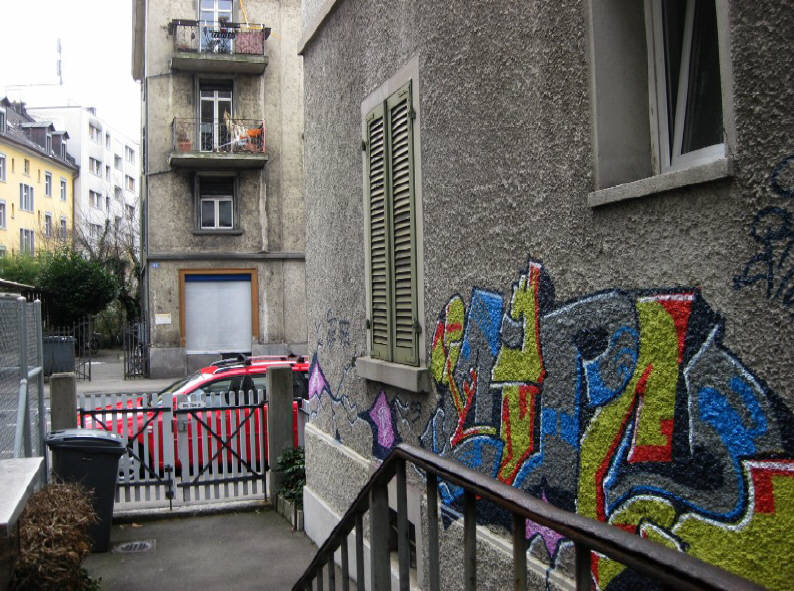 BYZ graffiti zürich weststrasse zürich ghetto