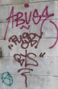 ABUSE graffiti tag zürich RUGBY BYS graffiti tag