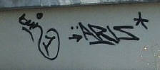 BUN1 und ARIS graffiti tags zürich