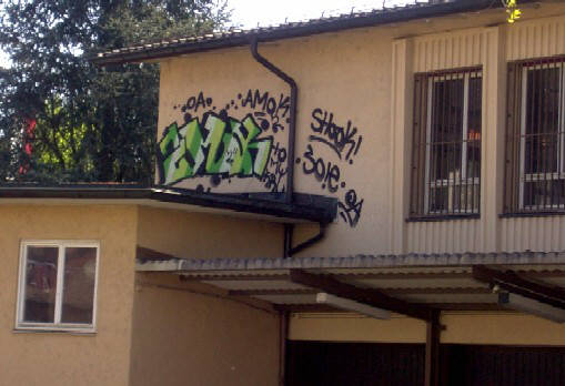 AMOK graffiti zrich