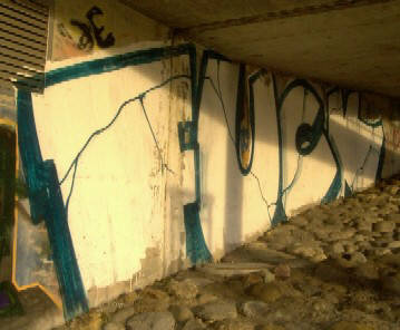FUCK graffiti zollikon dammstrasse hall of fame bei bahnhof tiefenbrunnen
