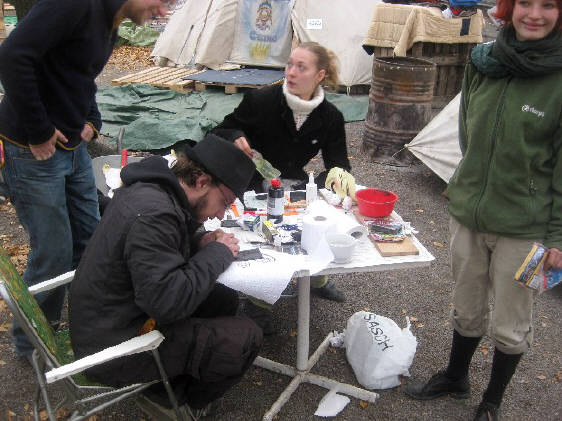 lindenhof camp der occupy bewegung in zrich