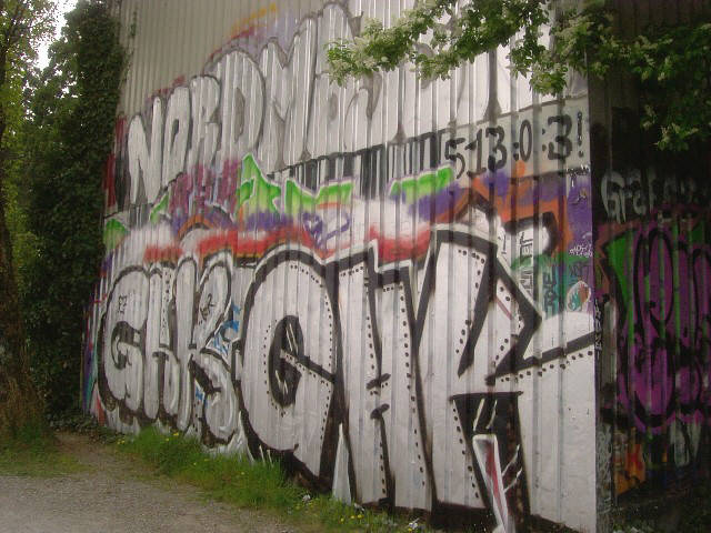 GHK graffiti zurich switzerland rote fabrik graffiti