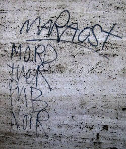 PUBER MARAOST graffiti tag zürich