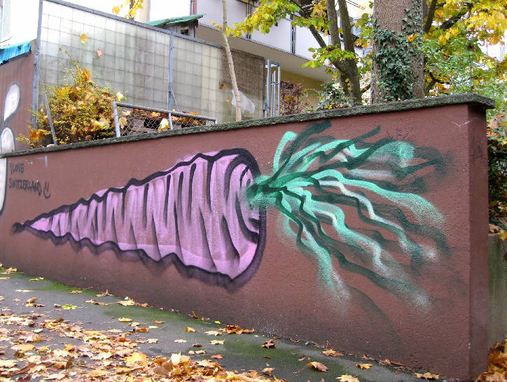 RÜEBLI graffiti streetart zürich