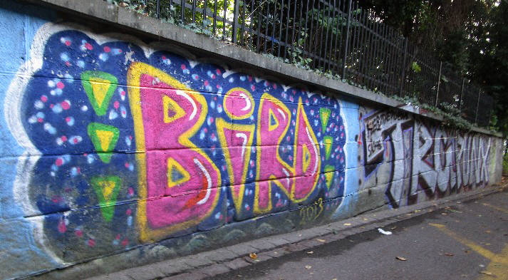 BIRD graffiti zrich