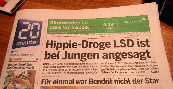 Hippie-Drogen LSD ist bei Jungen wieder angesagt