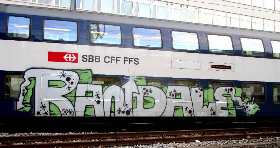 RND RANDALE SBB S-Bahn train graffiti zrich