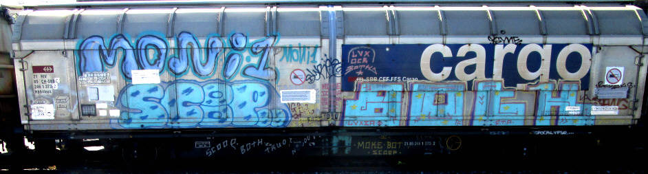 MONI 1 graffiti SBB-güterwagen freight train graffiti zuerich switzerland