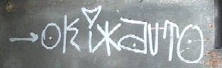 OKI AUTO graffiti tag zürich