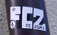 FCZ K4 FC Züri Fan Kleber