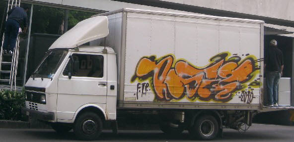 graffiti van zurich switzerland 2010