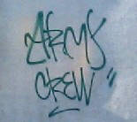ARMY CREW graffiti tag zürich