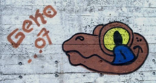 geko 2007 graffiti style