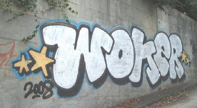 nov. 2008 woker graffiti zürich oerlikon