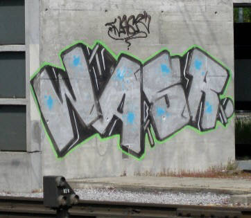 WASR graffiti zrich tiefenbrunnen bahnhof SBB