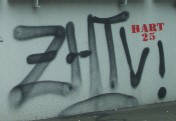 ZHTV graffiti tag kreuzplatz zrich