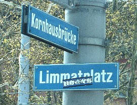 kornhausbrücke limmatplatz zürich. 