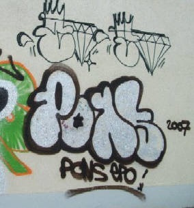 PONS graffiti und 20GK graffiti lindenplatz zrich altstetten