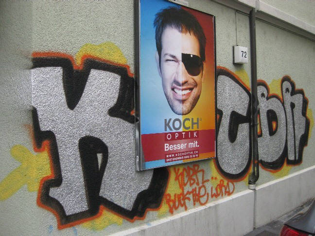KCBR graffiti zürich