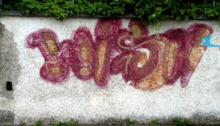 WISH graffiti rötelstrasse zürich