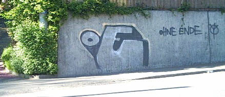 OE ohne ende graffiti zrich wipkingen rosengartenstrasse
