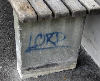 Original LORD graffiti tag old school 