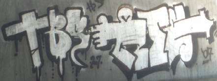 TBS graffiti gessnerbrücke zürich mitte juli 2007