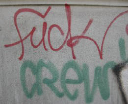 fuck graffiti tag zrich