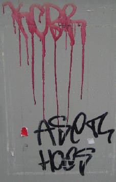 KCBR graffiti tag zrich